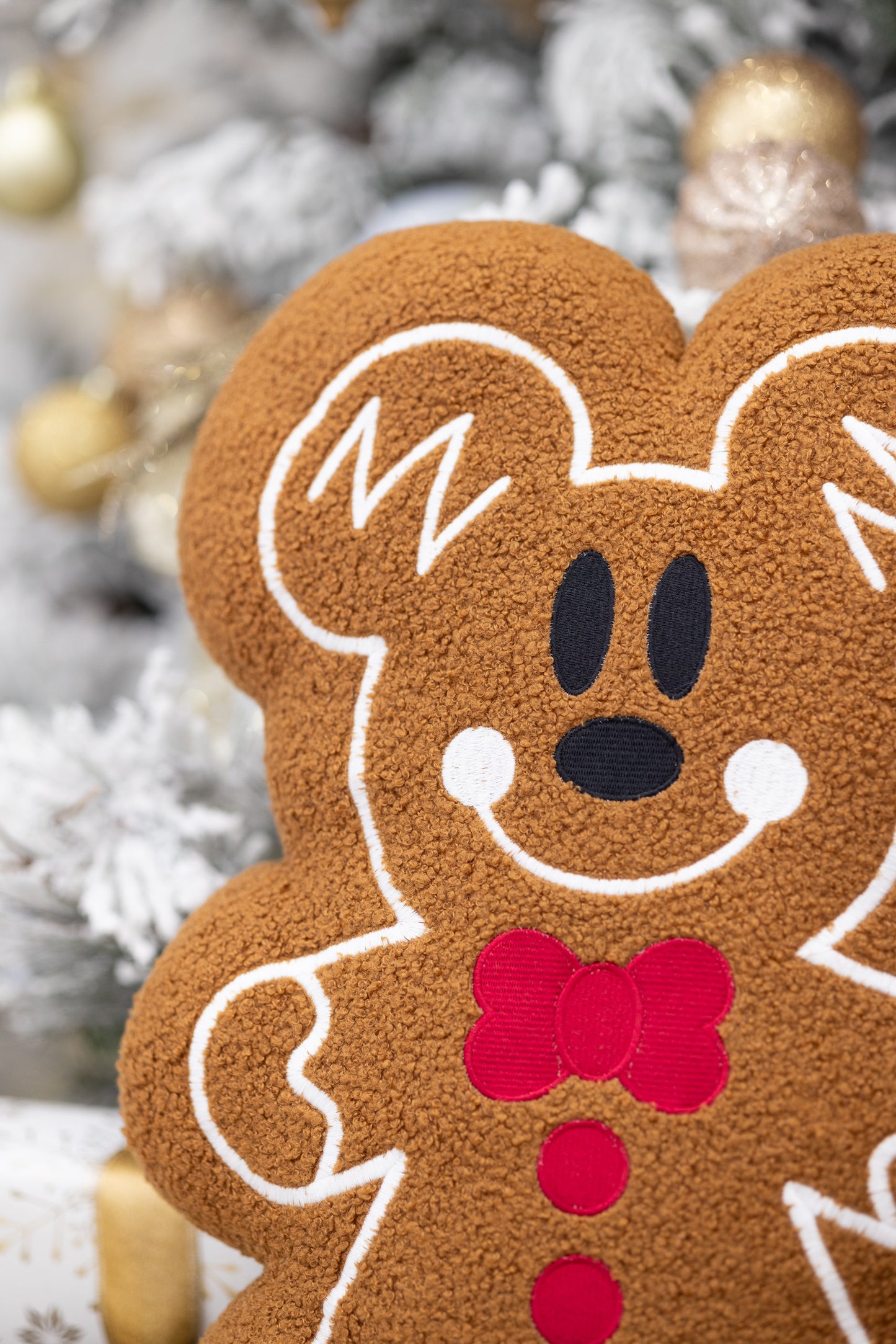 Mickey Gingerbread Decor Pillow