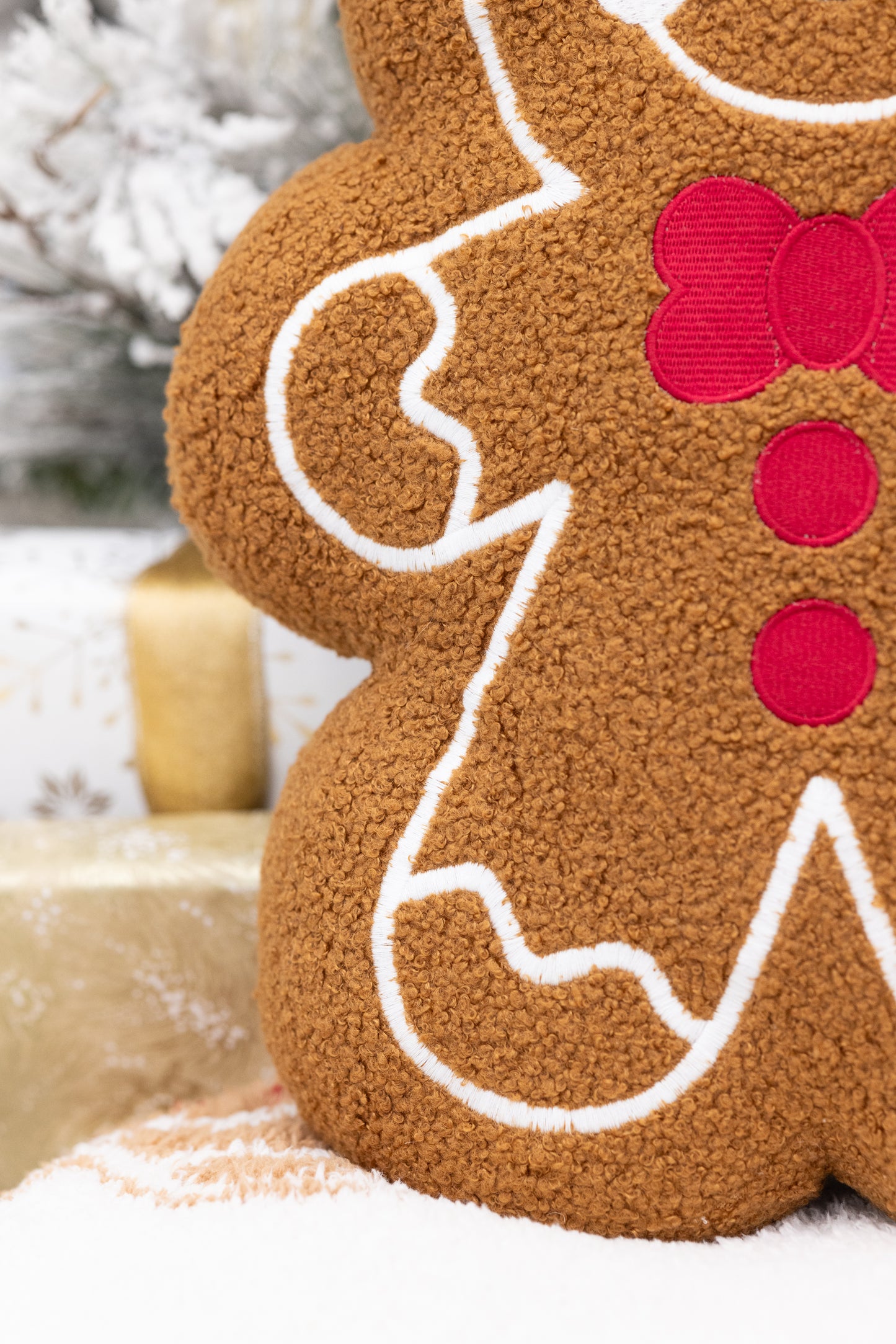 Mickey Gingerbread Decor Pillow